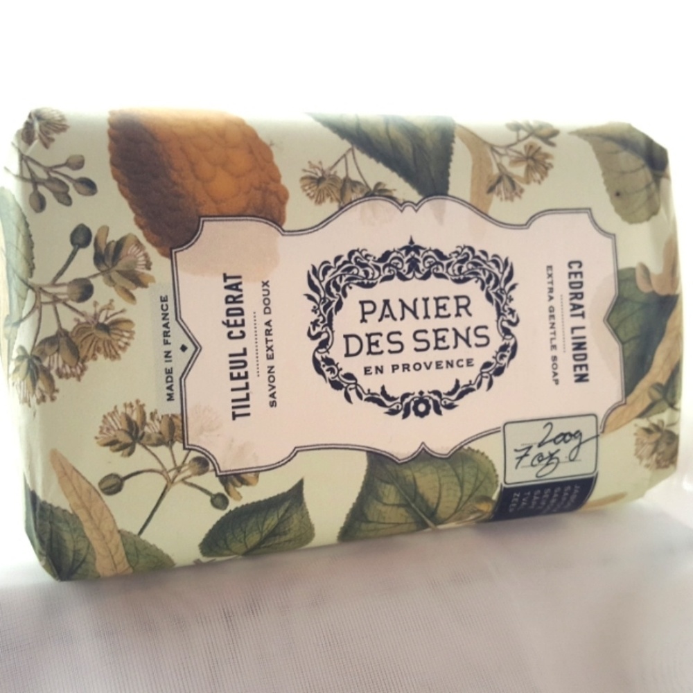 2x Panier des Sens Linden Cedrat 7oz Soap Bars